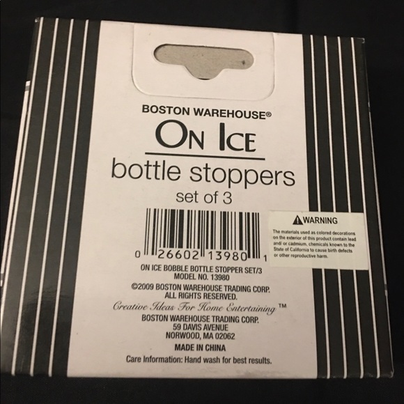 Boston Warehouse On Ice Bottle Stopper - 2 packs - Picture 3 of 3